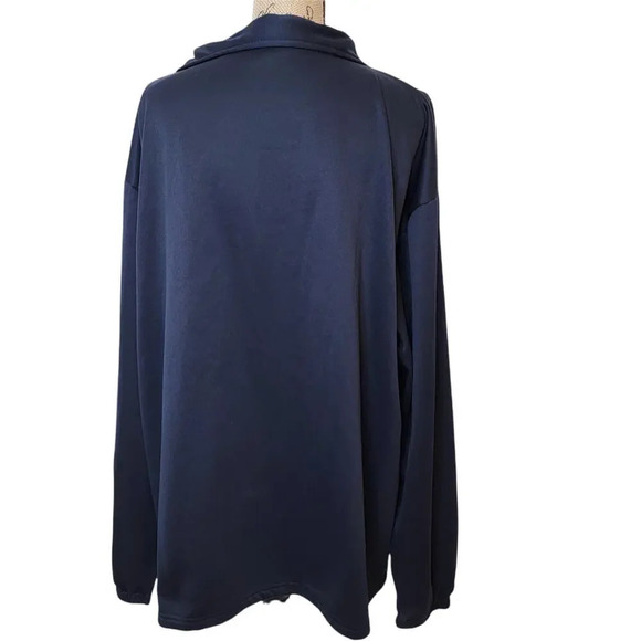 OLYMPIC COMMITTEE Men's Embroidered Knit Jacket Size XXXL Navy Blue - Picture 4 of 13